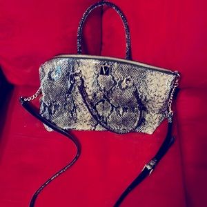Victoria’s Secret purse snake skin short and long strap